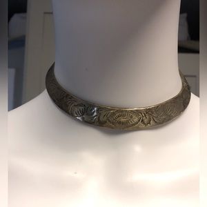 Vintage brass choker